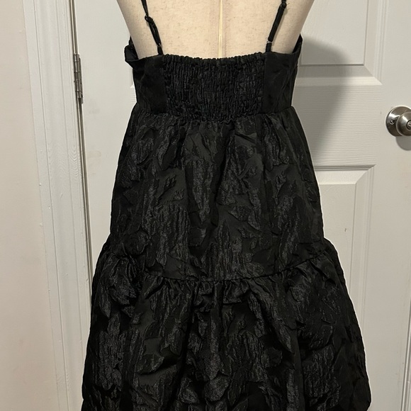 J Crew Factory NWT black brocade tapestry style party holiday dress size 8 - Picture 7 of 13